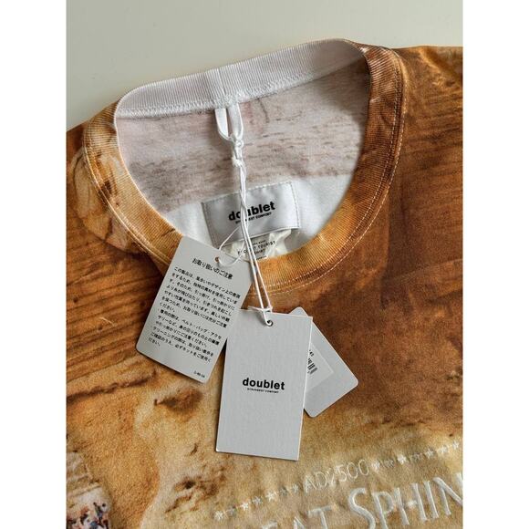 NWT Doublet Sphinx Faceout Tourist Tee T-Shirt - Picture 1 of 9
